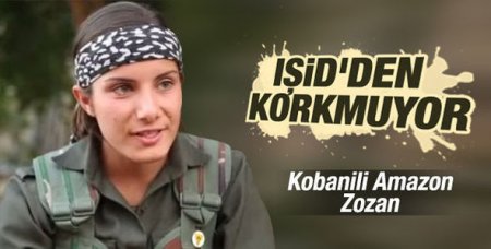 İŞİD-ə qarşı döyüşən Kobani gözəli - FOTO